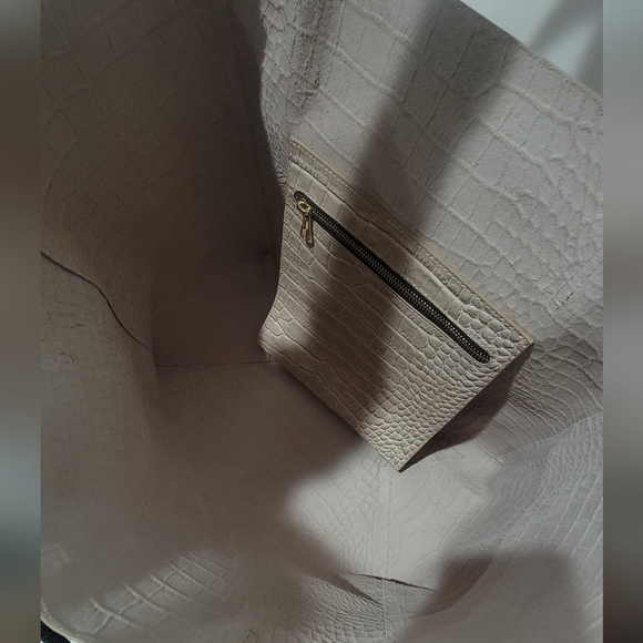 Kurt Geiger Shopper Violet Horizontal Tote beige coconut - Picture 6 of 7